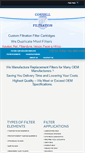 Mobile Screenshot of connellfiltration.com